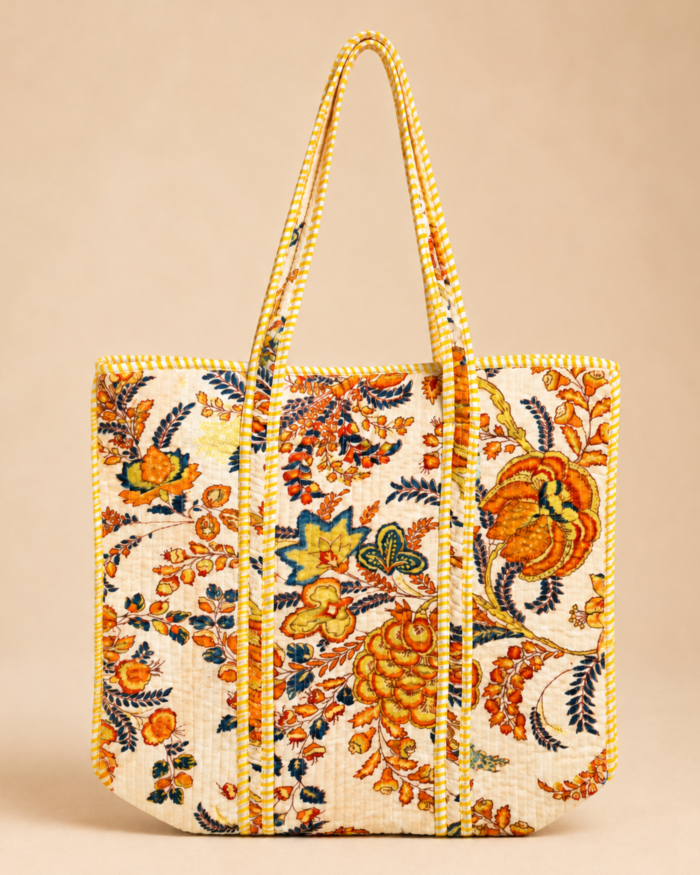 Ivory velvet bag